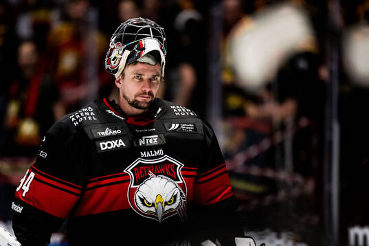 Malmö Redhawks målvakt Marek Langhamer