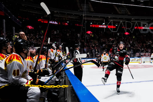 Malmö Redhawks Lassi Thomson jublar