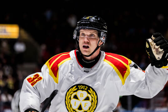 Brynäs Jakob Silfverberg jublar