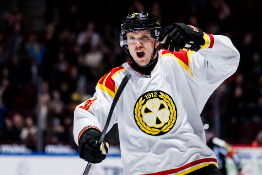Brynäs Jakob Silfverberg jublar