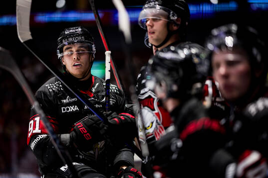 Malmö Redhawks Axel Sundberg deppar
