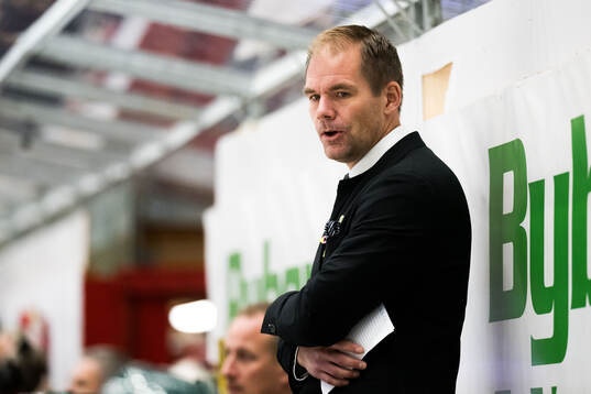 Färjestads tränare Thomas Mitell