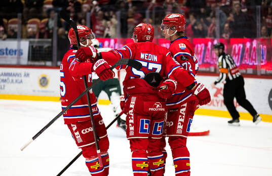 Timrås Anton Wedin jublar
