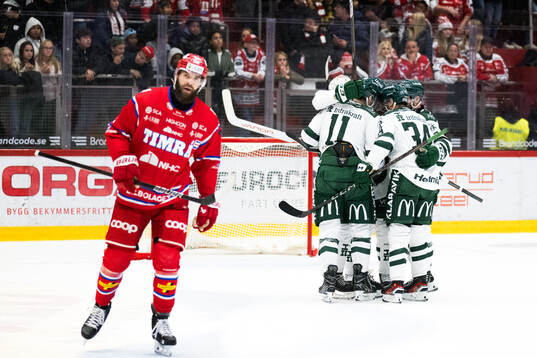 Färjestads Joakim Nygård jublar