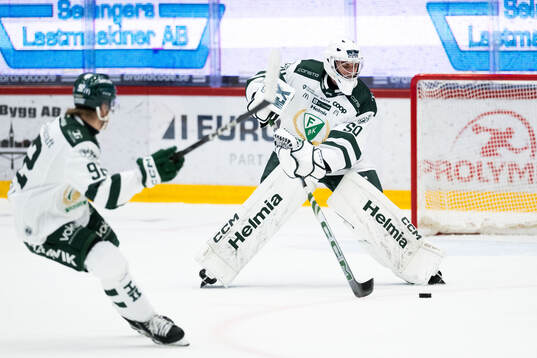 Färjestads målvakt Damian Clara