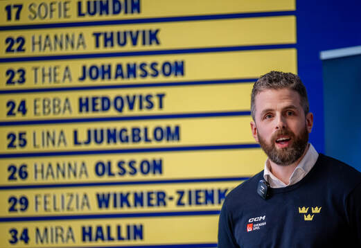 Head coach Ulf Lundberg of Sweden