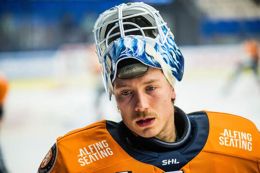 Växjös målvakt Emil Larmi