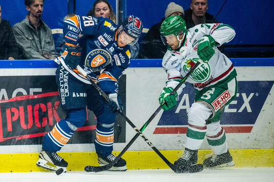 Växjös Hugo Gustafsson och Rögles Jesper Pettersson