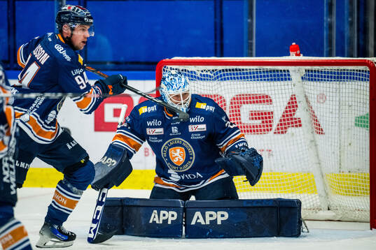 Växjös målvakt Emil Larmi