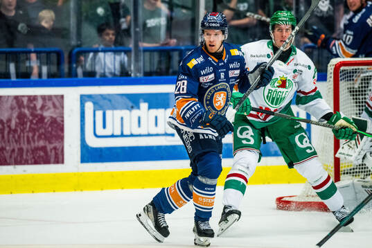 Växjös Hugo Gustafsson och Rögles Mattias Göransson