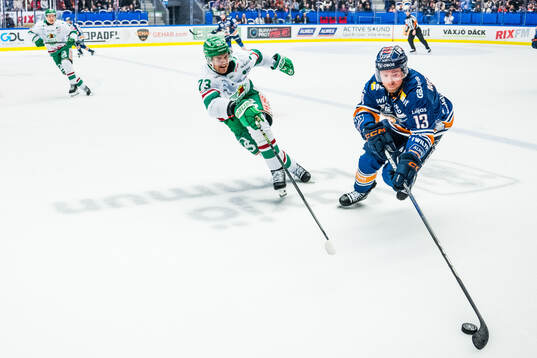 Rögles Oliver Eklind och Växjös Dylan McLaughlin