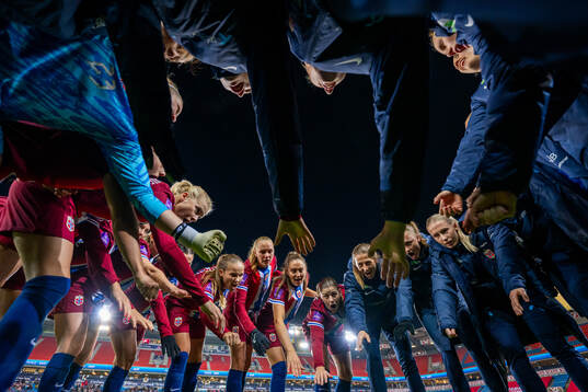 Ada Hegerberg, Guro Reiten, Frida Maanum, Vilde Bøe Risa,