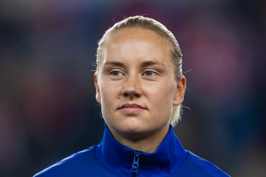 Lisa Naalsund of Norway line up