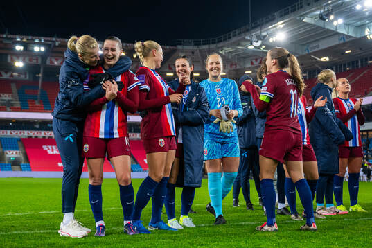 Ada Hegerberg, Elisabeth Terland, Guro Bergsvand, Tuva