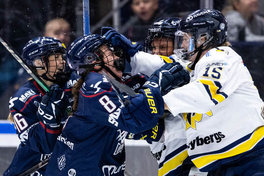 Linköpings Ann-Frederique Guay i bråk med HV71s  Jenna