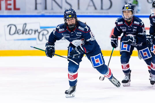 Linköpings Ann-Frederique Guay jublar