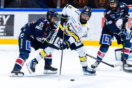 Linköpings Thea Liodden och HV71s Hilda Svensson