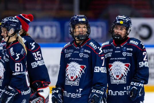 Linköpings Ella Jämsén jublar