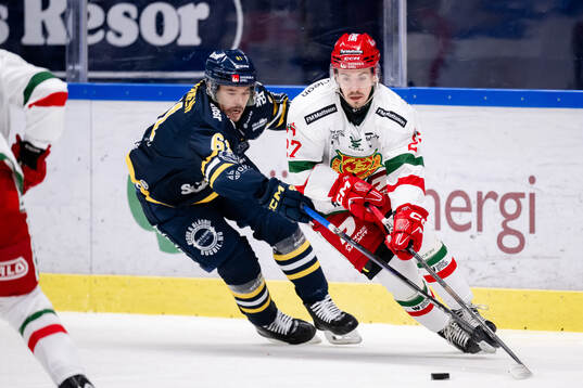 Södertäljes Miikka Pitkänen och Moras Ludvig Levinsson