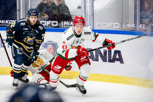 Södertäljes Nicolai Meyer och Moras Oskar Asplund