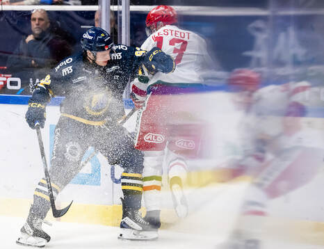 Södertäljes Albert Wikman och Moras Fabian Ilestedt