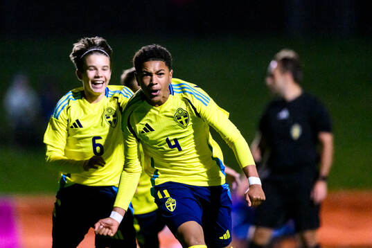 Ludwig Arvidsson and Elliot Mahama Appring of Sweden