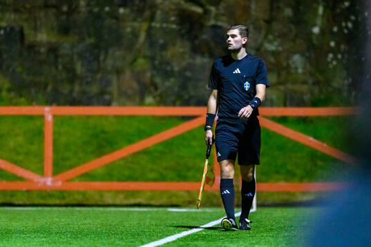 Referee Rasmus Hermansson