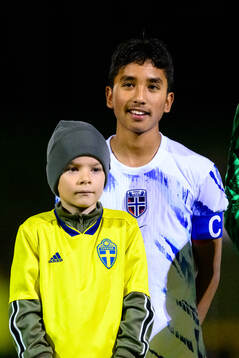 Immanuel Silalahi of Norway at lineup