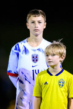 Sivert Eineum Stene of Norway at lineup