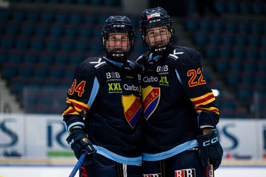 Djurgårdens Tereza Pistekova och Tereza Plosova