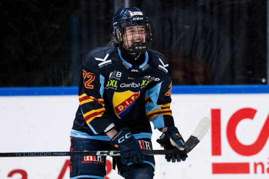 Djurgårdens Tereza Plosova jublar