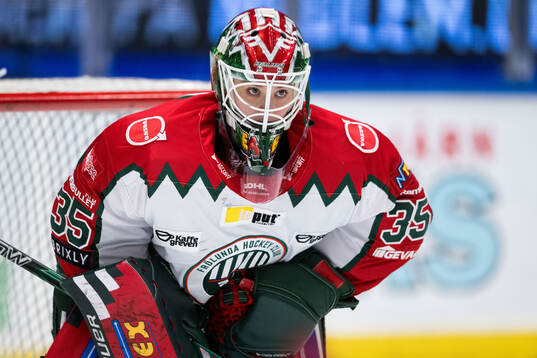 Frölundas målvakt Stephanie Neatby