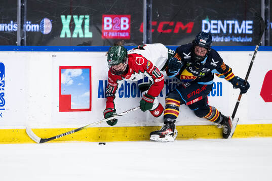 Frölundas Emilia Vesa och Djurgårdens Madeline Posick