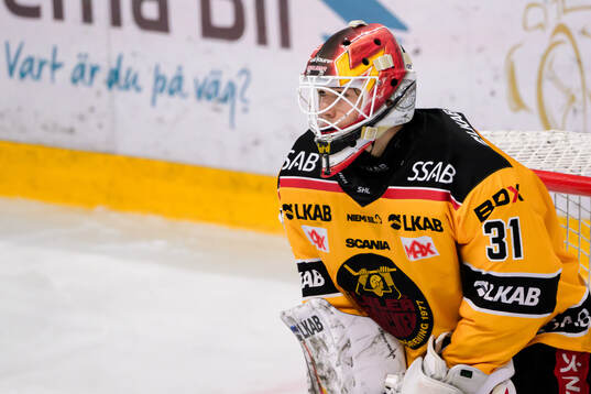 Luleås målvakt Matteus Ward deppar