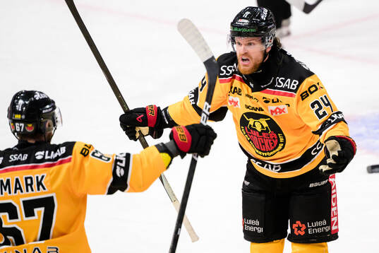 Luleås Brendan Shinnimin jublar