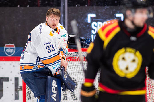 Växjös målvakt Emil Larmi