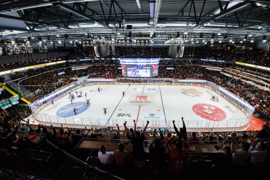 Brynäs Jordan Schroeder jublar