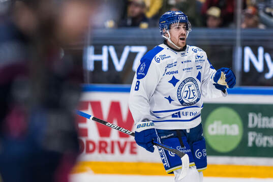 Leksands Matt Caito jublar