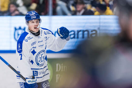 Leksands Marcus Karlberg jublar