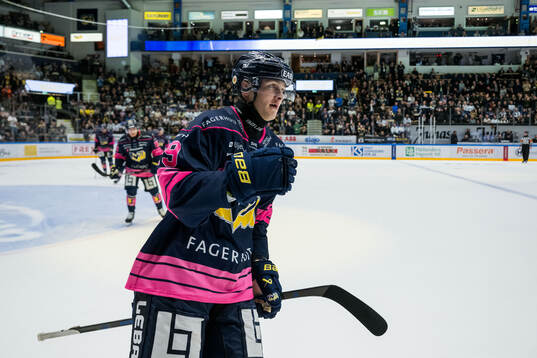 HV71s Henrik Borgström jublar