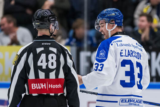 Leksands Eddie Larsson deppar
