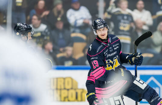 HV71s Henrik Borgström jublar