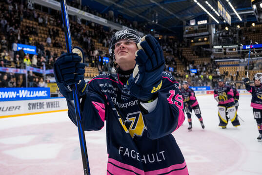 HV71s Henrik Borgström jublar