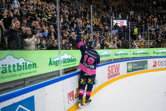HV71s Henrik Borgström jublar