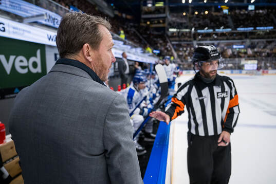 Leksands tränare Charles Berglund