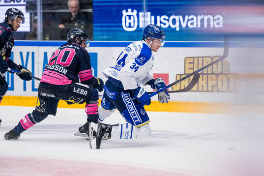 HV71s Andre Petersson och Leksands Peter Cehlarik