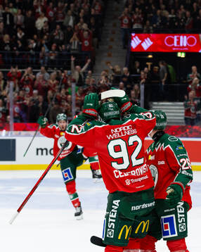 Frölundas Filip Cederqvist jublar
