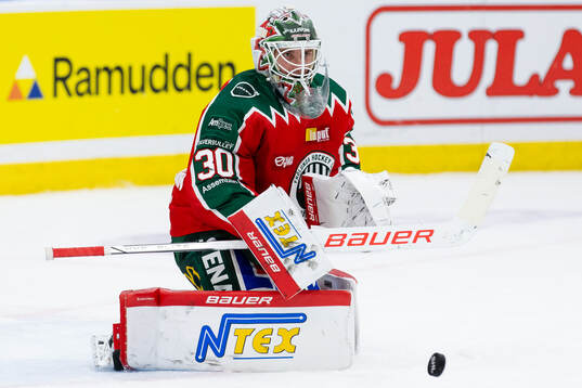 Frölundas målvakt Tobias Normann
