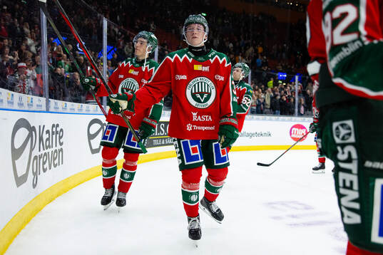 Frölundas Noah Hasa tackar publiken