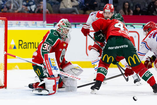 Frölundas målvakt Tobias Normann